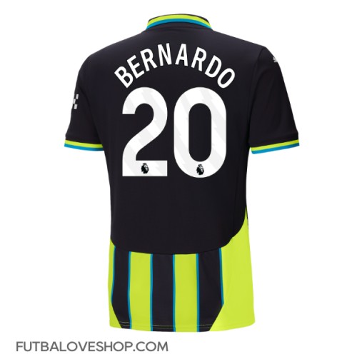 Dres Manchester City Bernardo Silva #20 Preč 2024-25 Krátky Rukáv